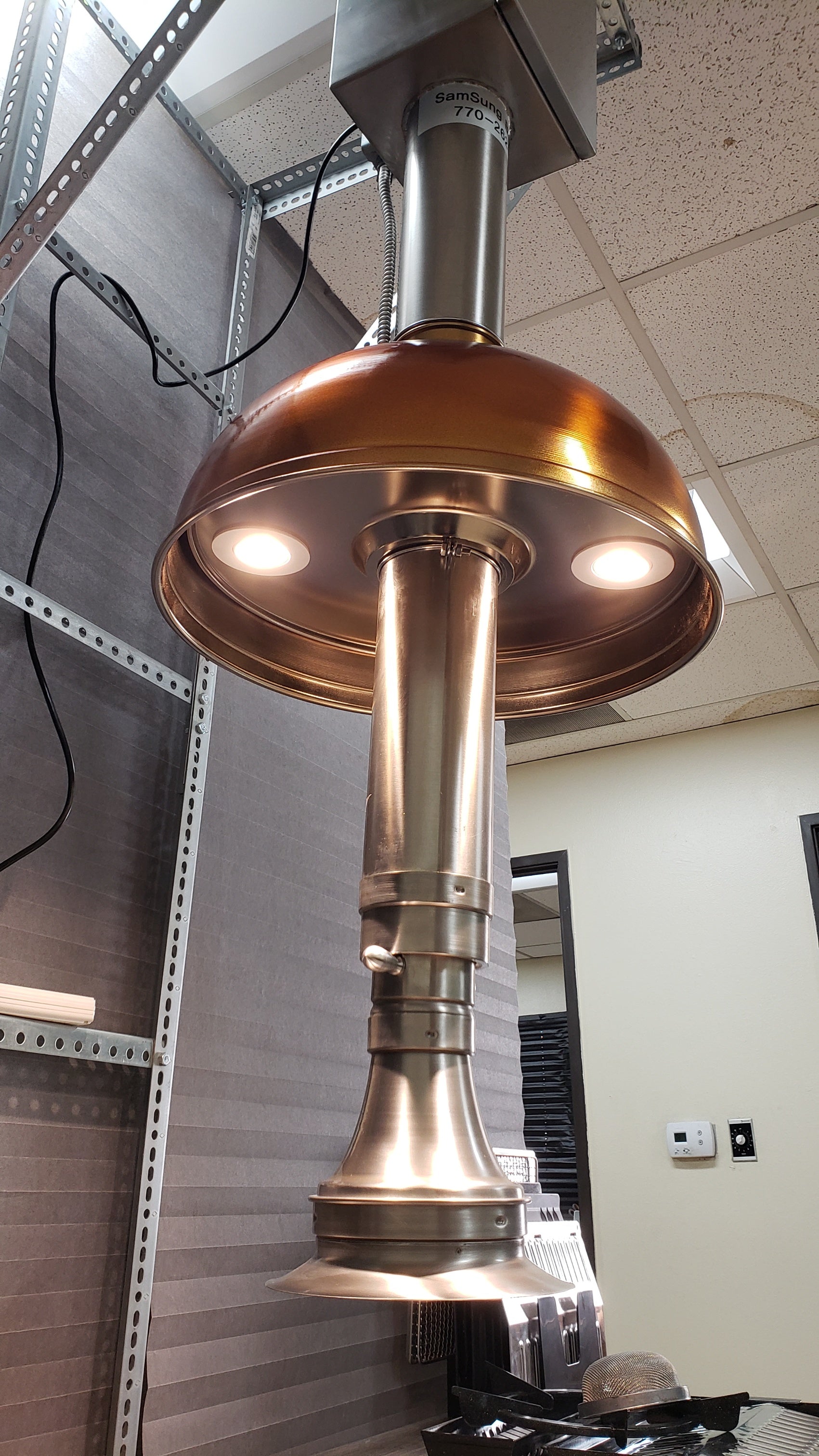 KHOOD-100 - Retractable Korean BBQ Exhaust Hood Set - Jabara 자바라