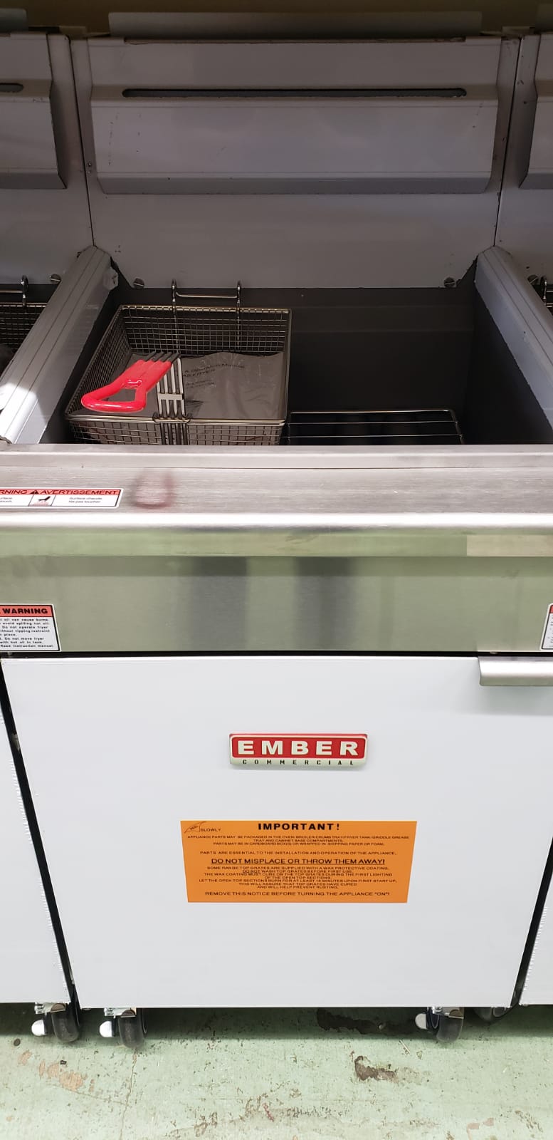 Ember Commercial - EMFR-70 - 70 lb Gas Fryer