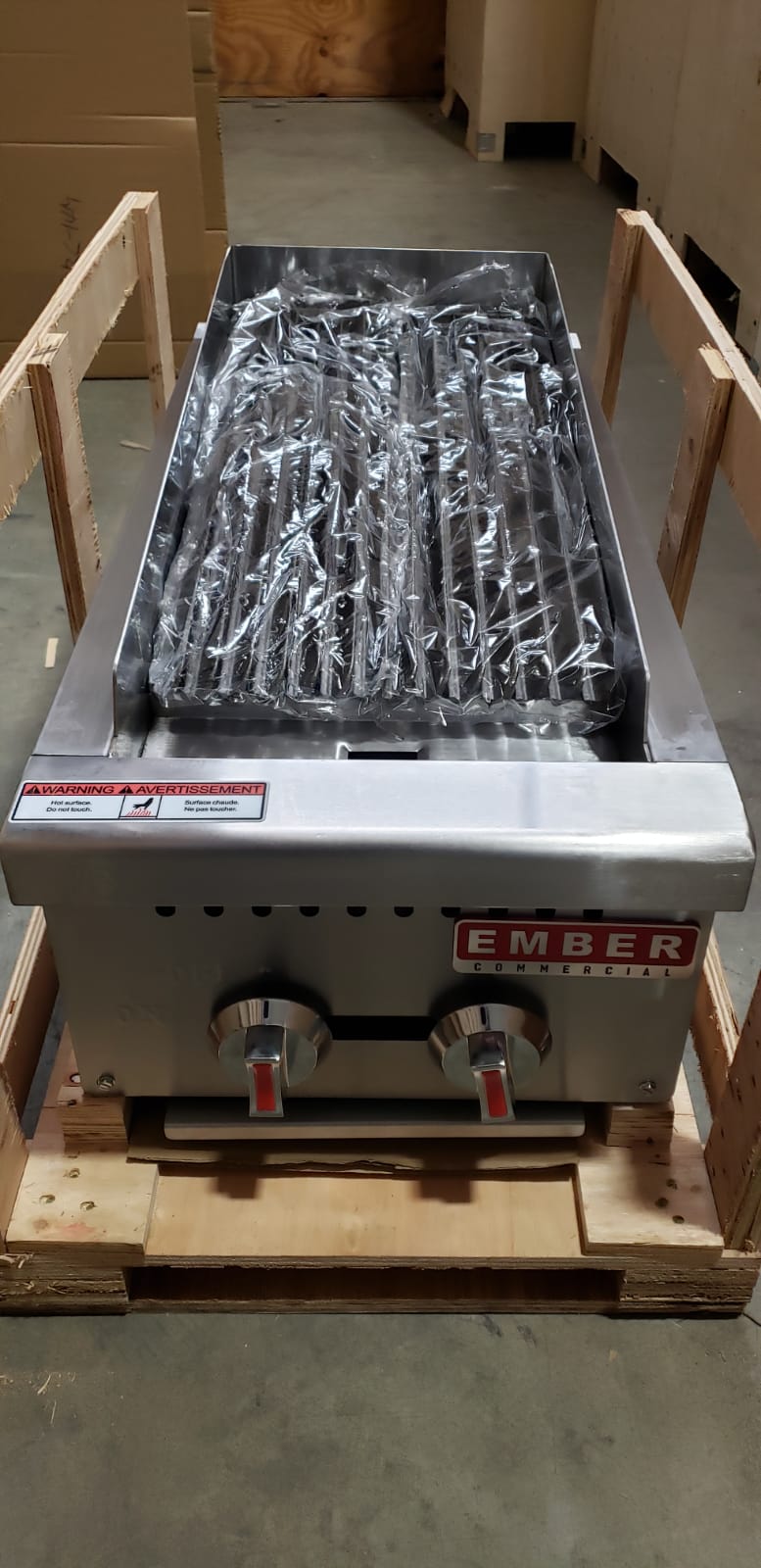 Ember Commercial - EMRC-14M - 14" Gas Countertop Radiant Charbroiler