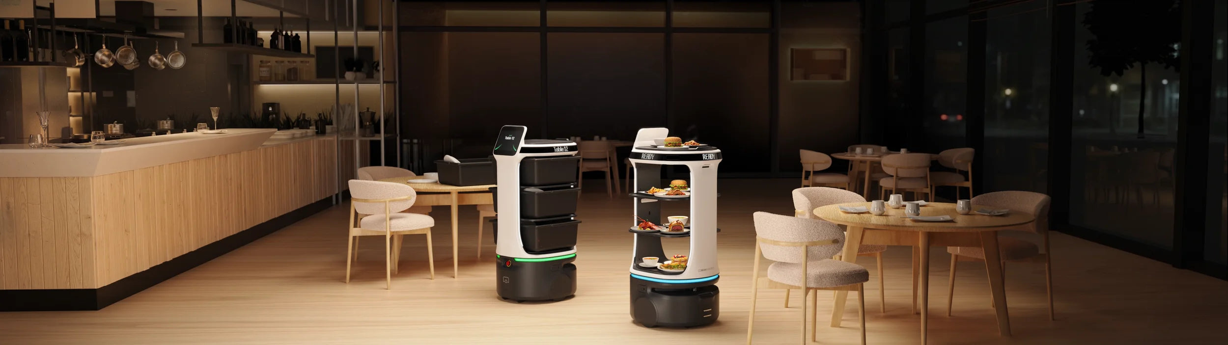 Bear Robotics Servi Plus restaurant delivery robot