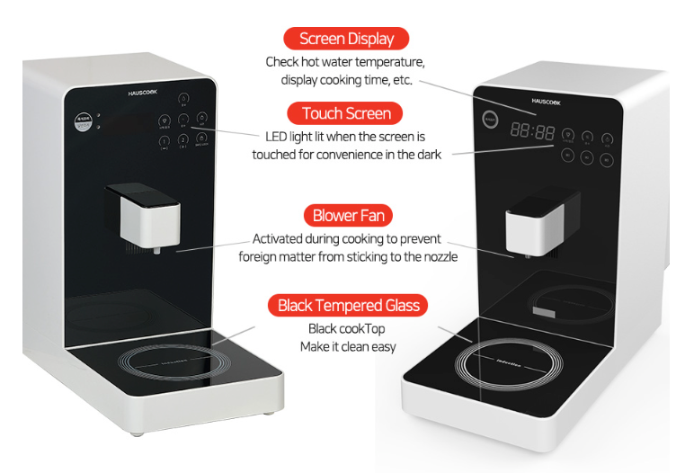 Hauscook FCH-D220 - IH Instant Food Cooker - Ramen Cooker - Han River Noodles - IH Original Technology Base - Induction Heating - Multi Cooker - Water Purification - 한강라면 - 하우스쿡 스마트 멀티 정수조리기