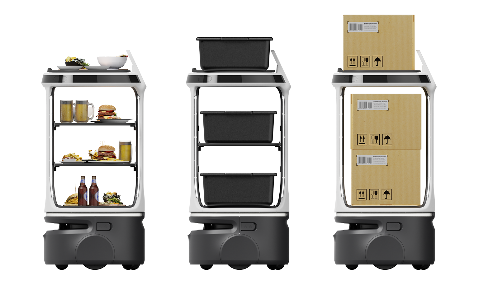 Bear Robotics Servi Plus customization options