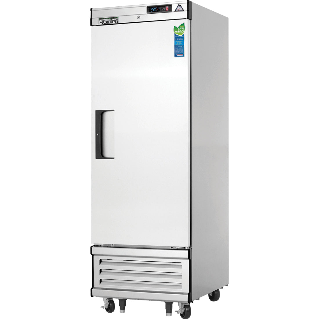Everest EB Series-EBR1 One Section Solid Door Upright Reach-In Refrigerator - 21 Cu. Ft.