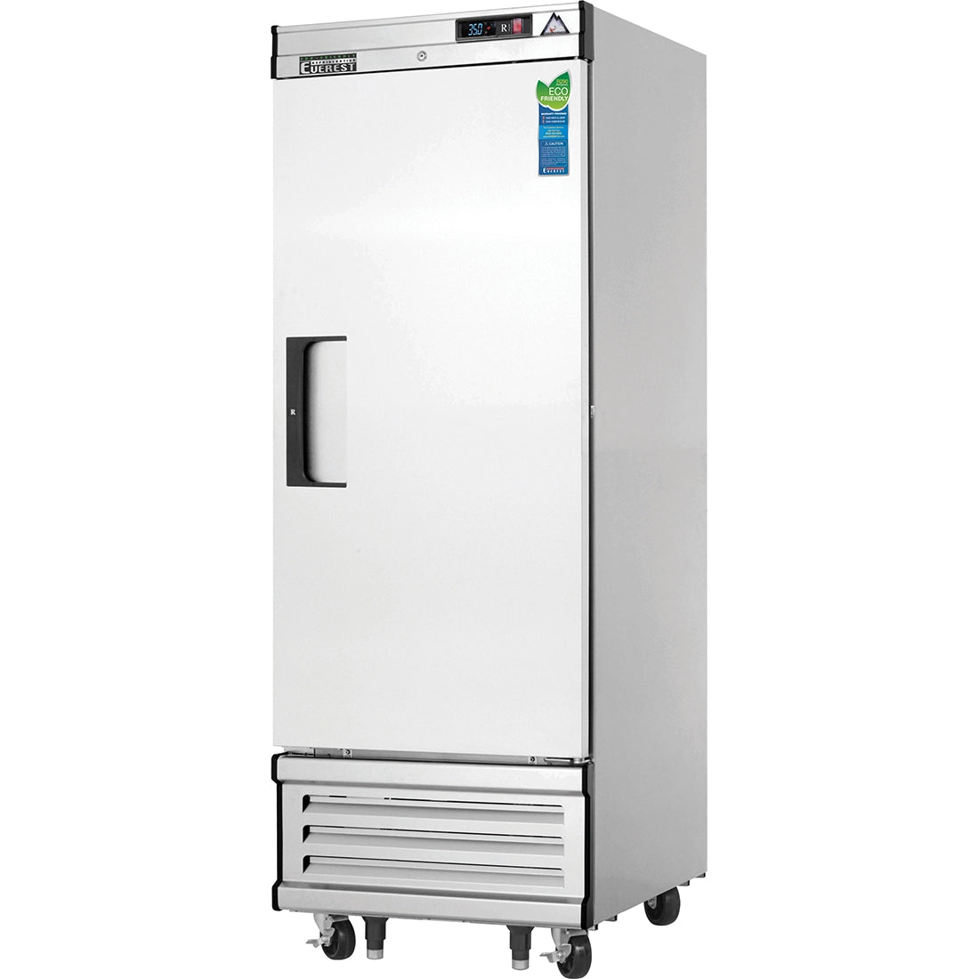 Everest EB Series-EBWR1 One Section Solid Door Upright Reach-In Refrigerator - 23 Cu. Ft.