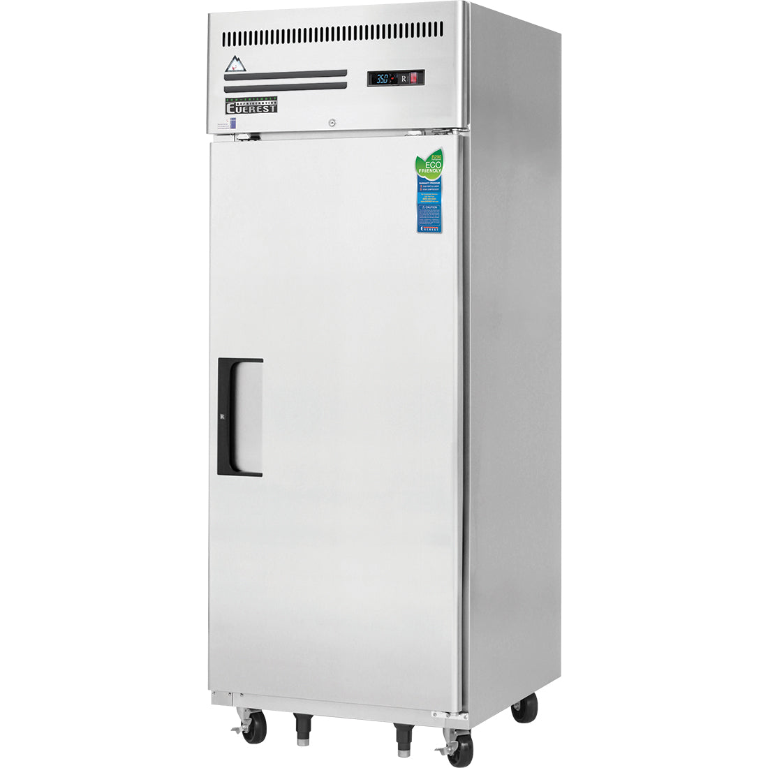 Everest ES Series-ESR1 One Section Solid Door Upright Reach-In Refrigerator - 23 Cu. Ft.