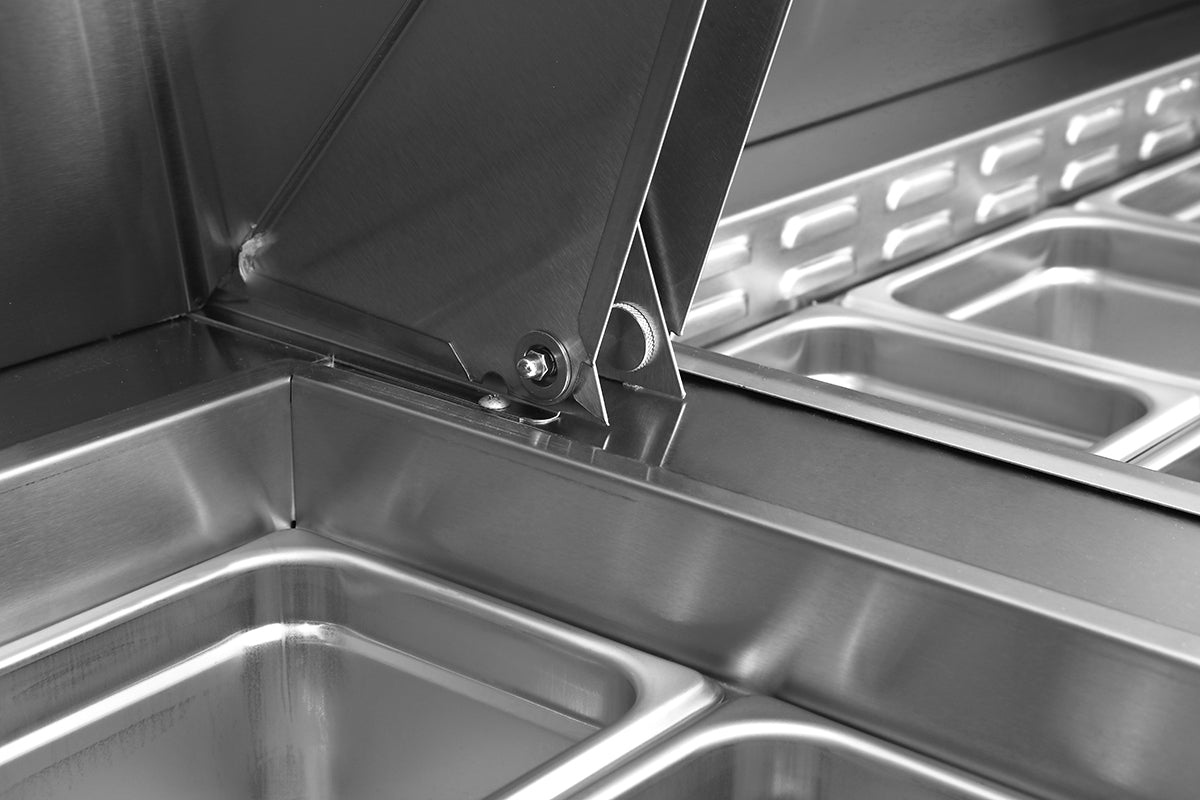 Atosa - MSF8304GR - 72″ Refrigerated Standard Top Sandwich Prep. Table