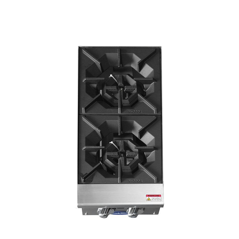 Atosa Cookrite - ACHP-2 - 12″ Two (2) Burner Hot Plate