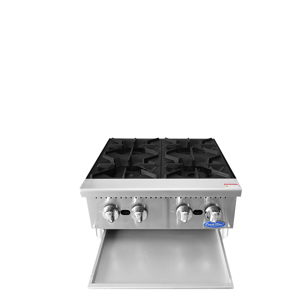 Atosa Cookrite - ACHP-4 - 24″ Four (4) Burner Hot Plate