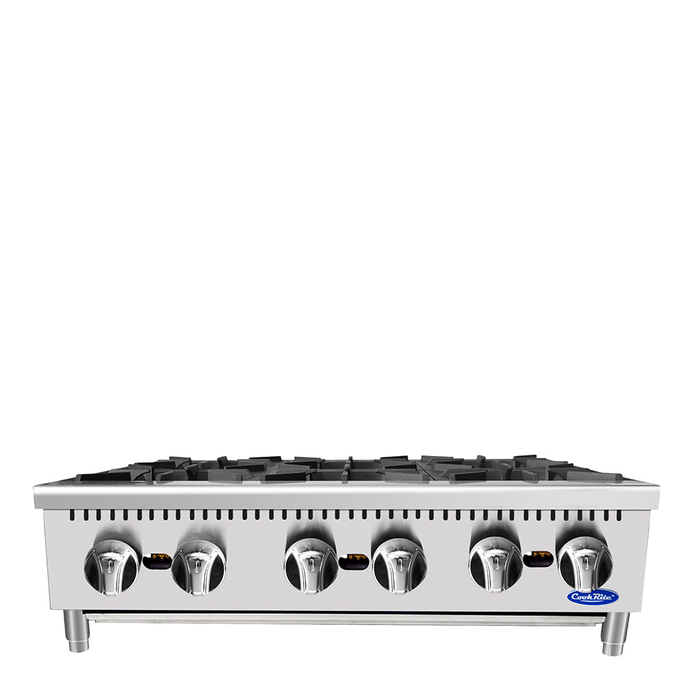 Atosa Cookrite - ACHP-6 - 36″ Six (6) Burner Hot Plate