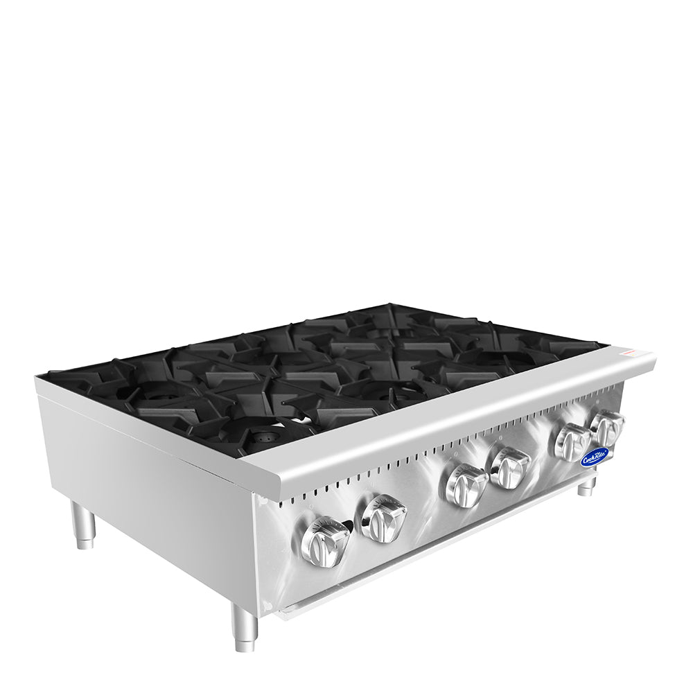 Atosa Cookrite - ACHP-6 - 36″ Six (6) Burner Hot Plate
