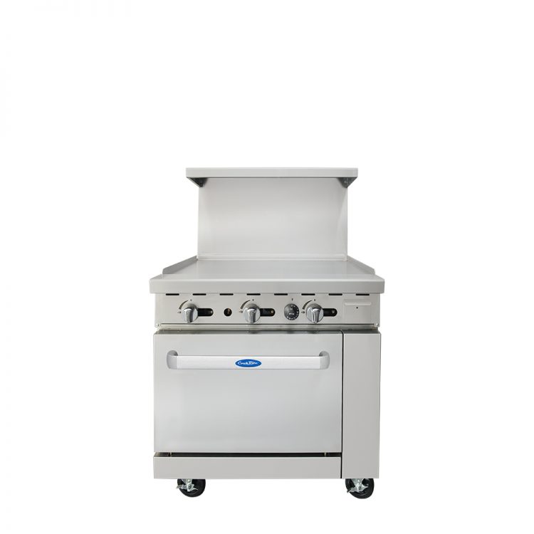 Atosa Cookrite - AGR-36G - 36″ Gas Range with 36″ Griddle