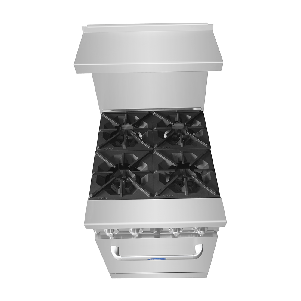 Atosa Cookrite - AGR-4B - 24″ Gas Range with Four (4) Open Burners