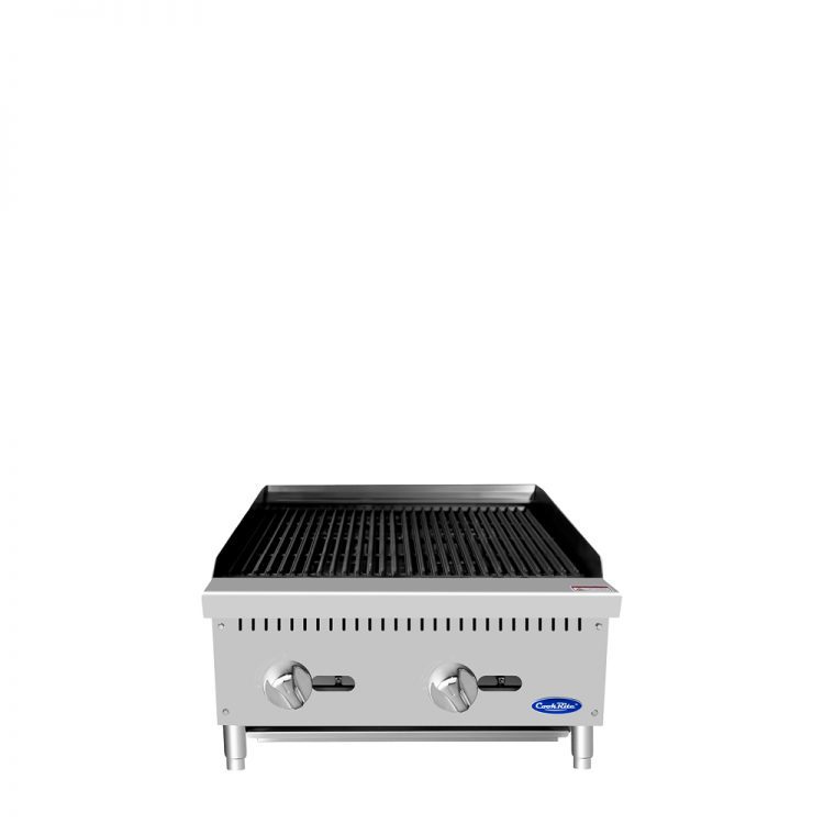 Atosa Cookrite - ATCB-24 - 24″ Char Rock Broiler