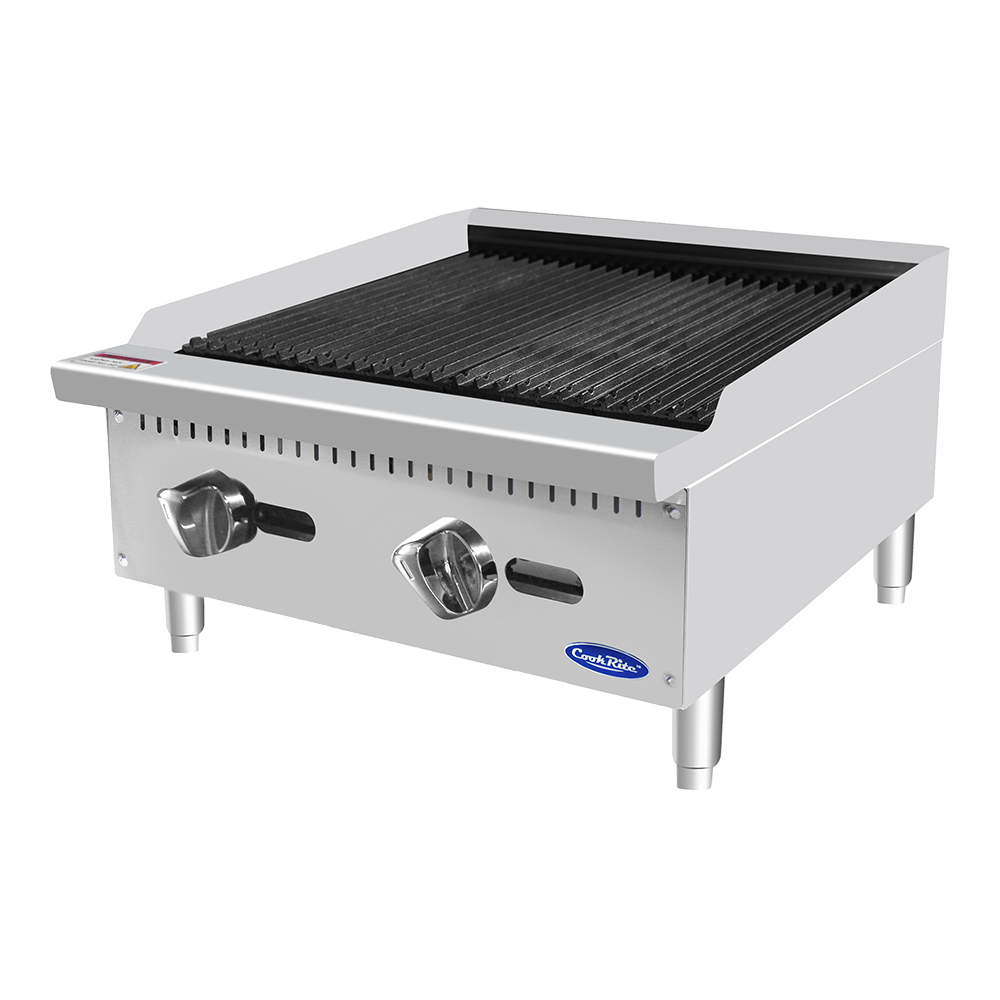 Atosa Cookrite - ATCB-24 - 24″ Char Rock Broiler