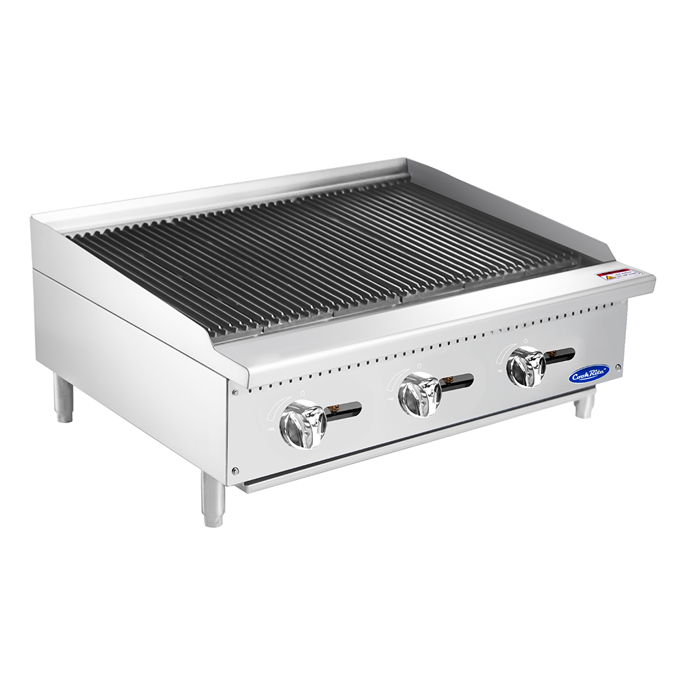 Atosa Cookrite - ATCB-36 - 36″ Char Rock Broiler