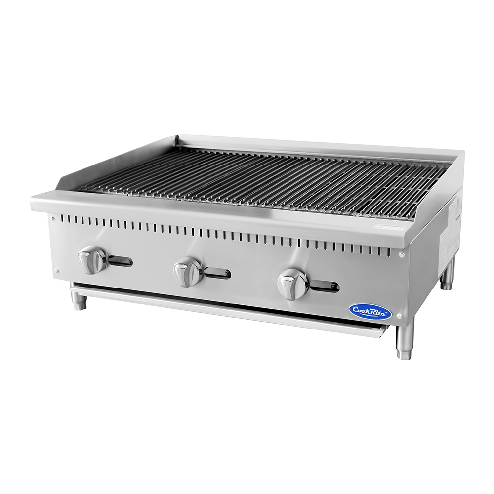 Atosa Cookrite - ATCB-36 - 36″ Char Rock Broiler