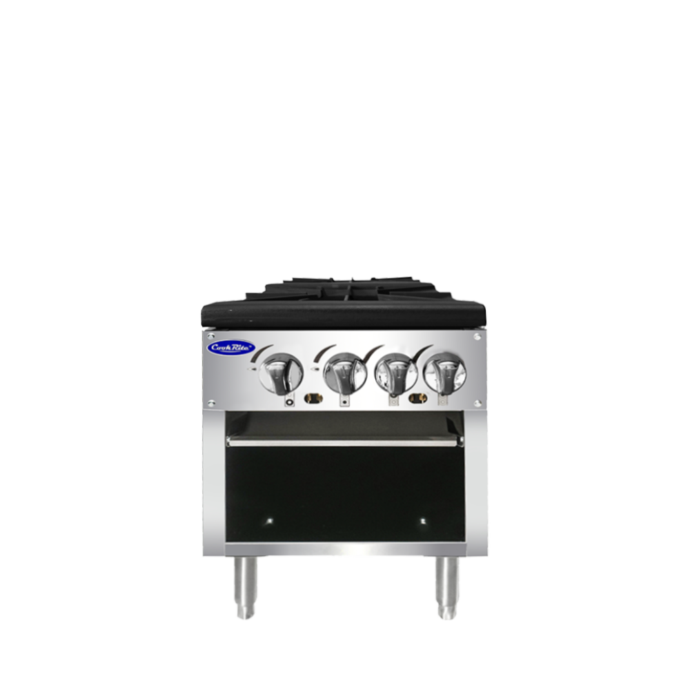 Atosa Cookrite - ATSP-18-2 - Double Stock Pot Stove, Standard Height