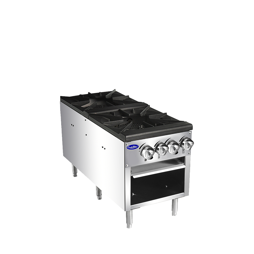 Atosa Cookrite - ATSP-18-2 - Double Stock Pot Stove, Standard Height