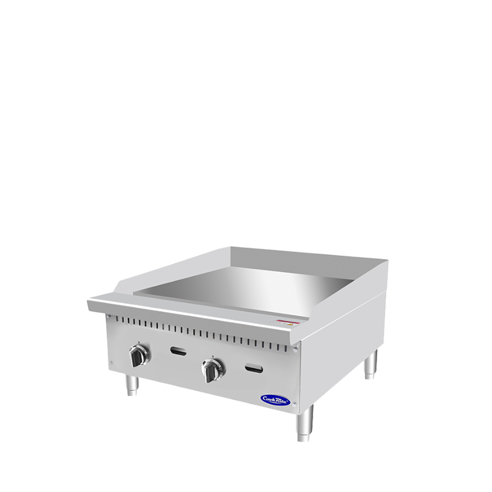 Atosa Cookrite - ATTG-24 - 24″ Thermostatic Griddle with 1″ Griddle Plate