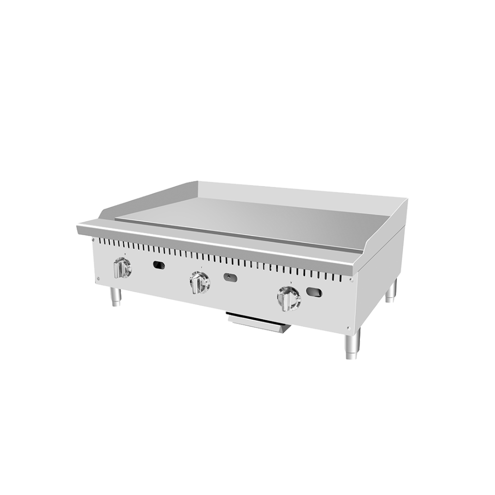 Atosa Cookrite - ATTG-36 - 36″ Thermostatic Griddle with 1′ Griddle Plate