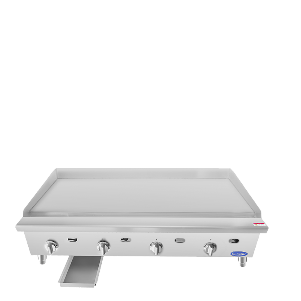 Atosa Cookrite - ATTG-48 - 48″ Thermostatic Griddle with 1′ Griddle Plate