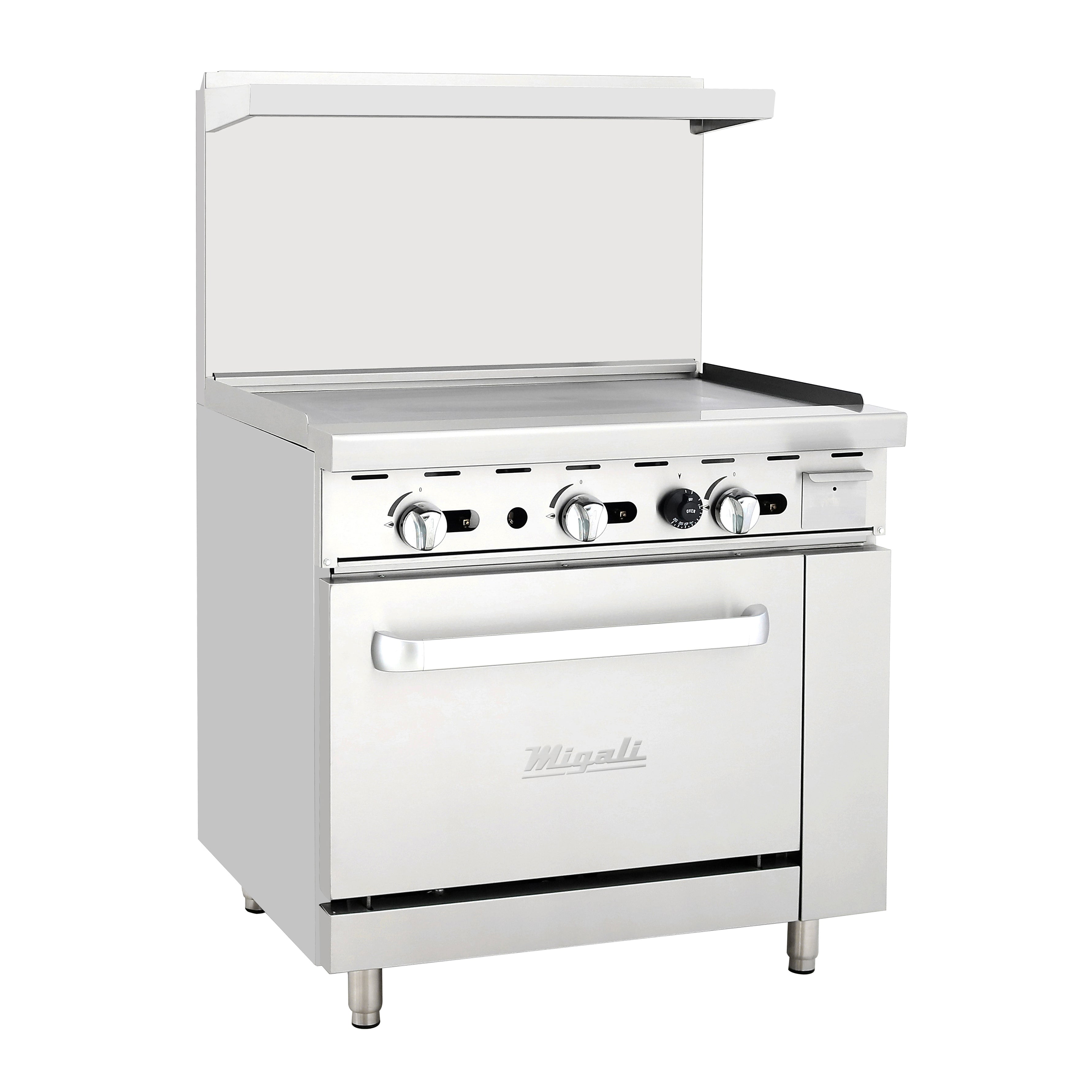 Migali 36” Griddle Range and Oven