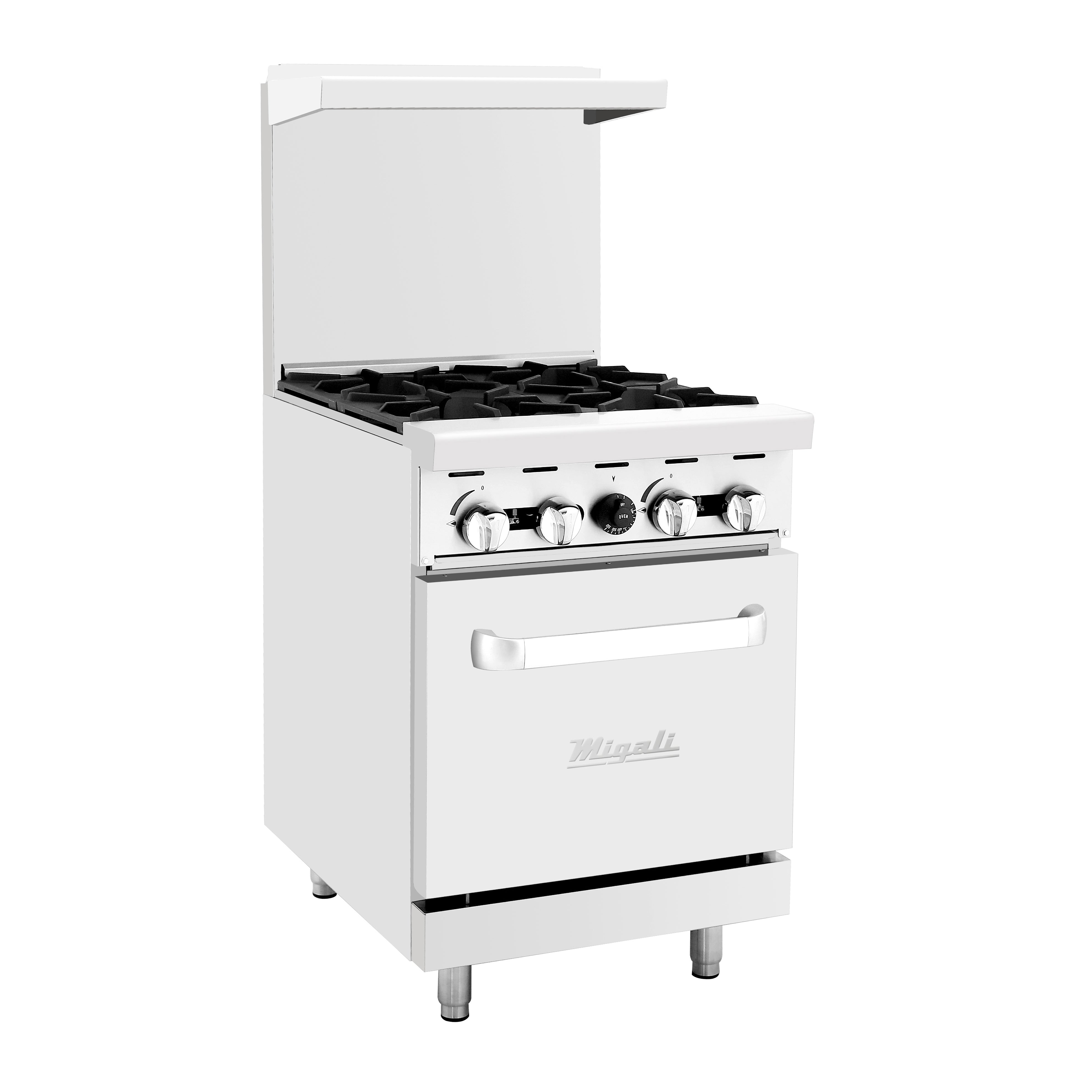 Migali 4 Burner, Range and Oven