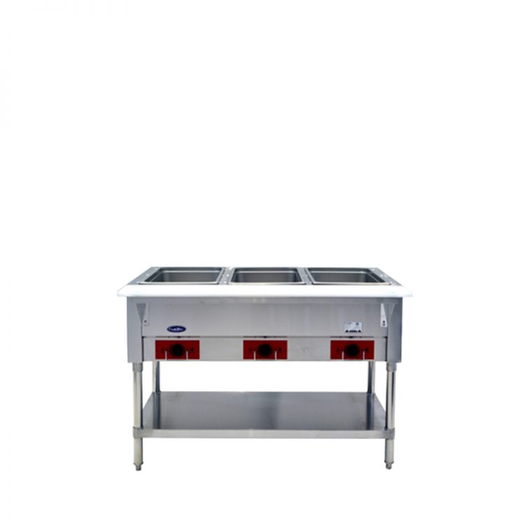 Atosa Cookrite - CSTEA-3C - 3 Open Well Electric Steam Table