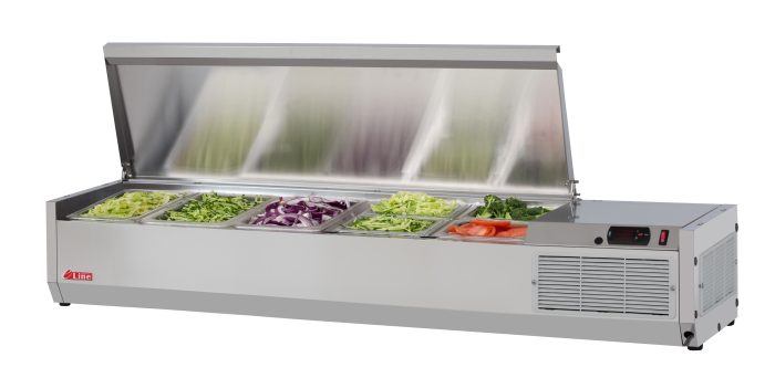 Turbo Air CTST-1200-N CT Series 47 1/4" Countertop Sandwich/Salad Prep Table, 115v