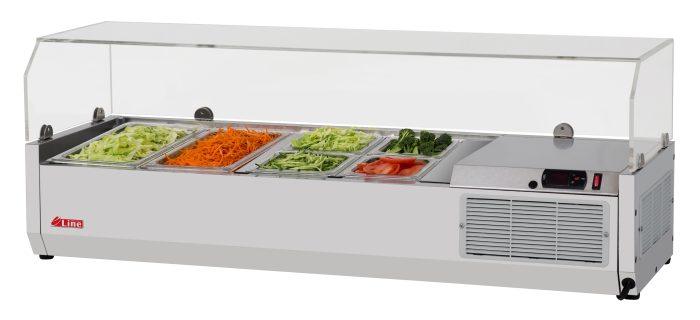 Turbo Air CTST-1200G-13-N CT Series Refrigerated Countertop Pan Rail