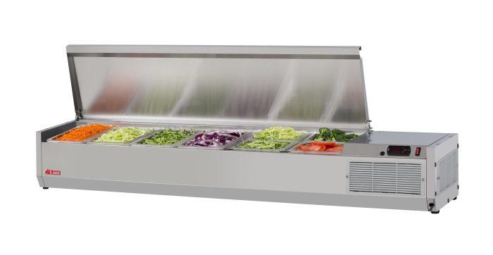 Turbo Air CTST-1500-N CT Series 59" Countertop Sandwich/Salad Prep Table, 115v