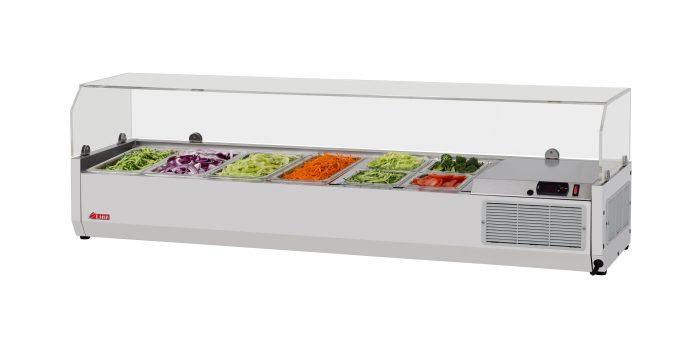 Turbo Air CTST-1500G-13-N CT Series Refrigerated Countertop Pan Rail