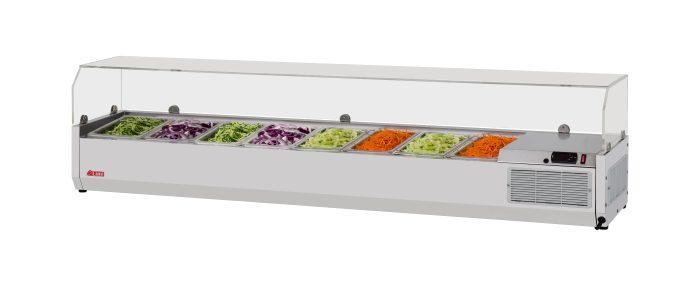 Turbo Air CTST-1800G-13-N CT Series Refrigerated Countertop Pan Rail