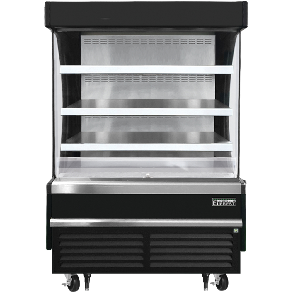 Everest EO Series-EOMV-48-B-28-S Vertical Air Curtain Merchandiser