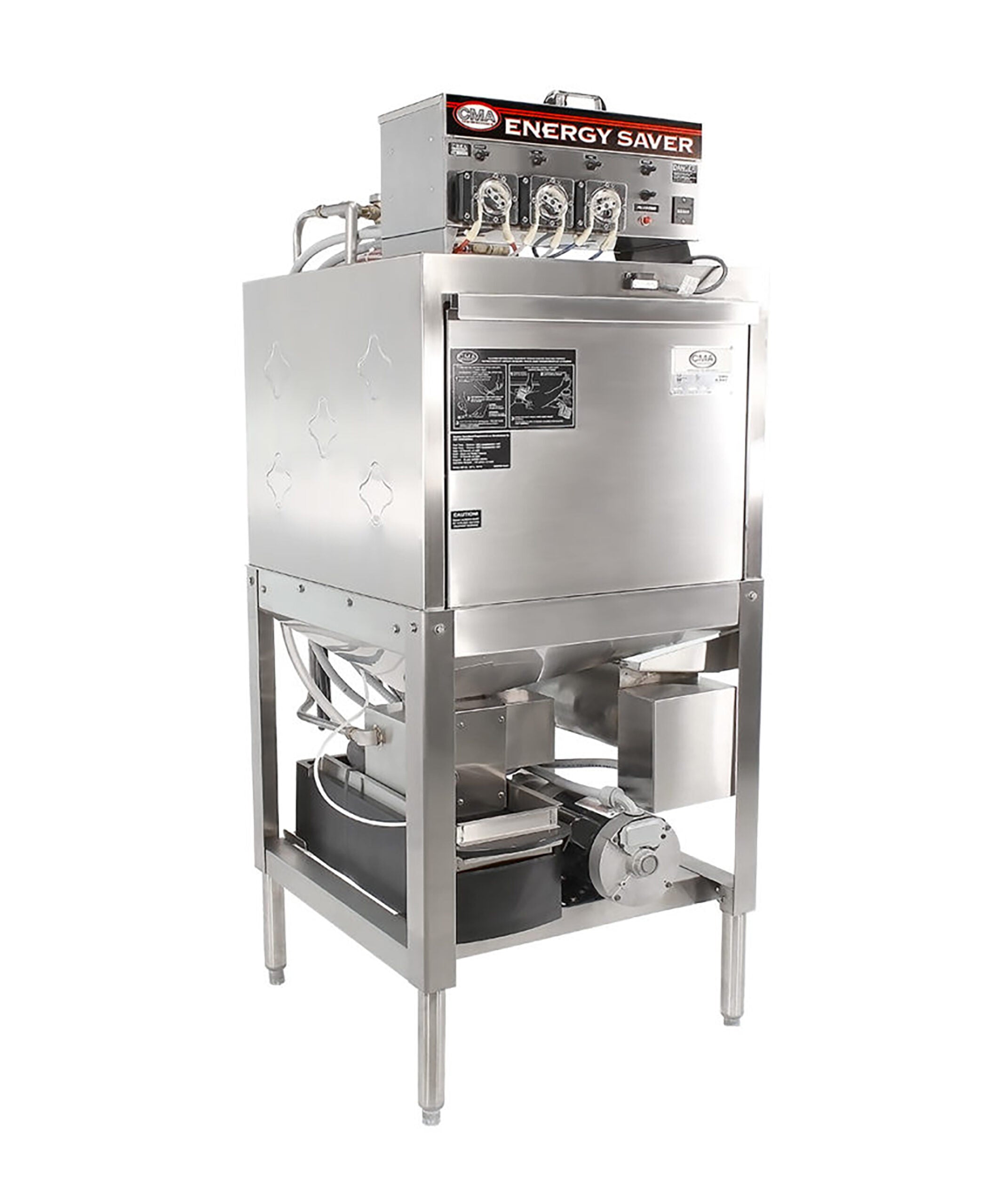 CMA Dishmachines EST-FL Door Type Single Rack Front Loader Dishwasher, Low Temp