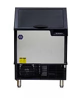 Icetro - IU-0220-AC Stainless Steel Air Cooled Cube Style Undercounter Ice Maker with Bin - 115 Volts 1-Ph