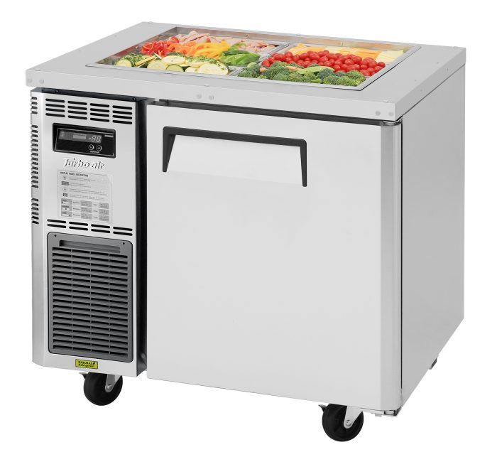 Turbo Air JBT-36-N JB Series 35" Stainless Steel Refrigerated Buffet Display Table