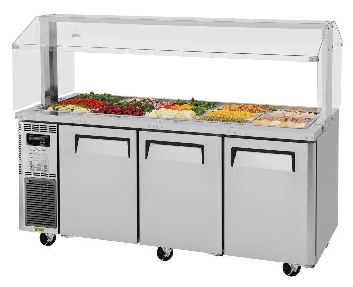 Turbo Air JBT-72-N JB Series 71" Stainless Steel Refrigerated Buffet Display Table