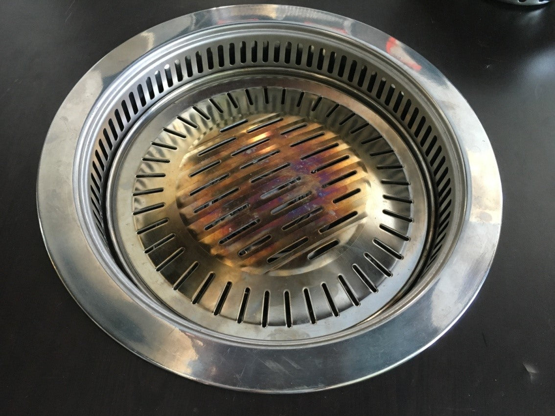 JSDR-300 Round Down-Draft Grill - Full Set (Table + Burner)