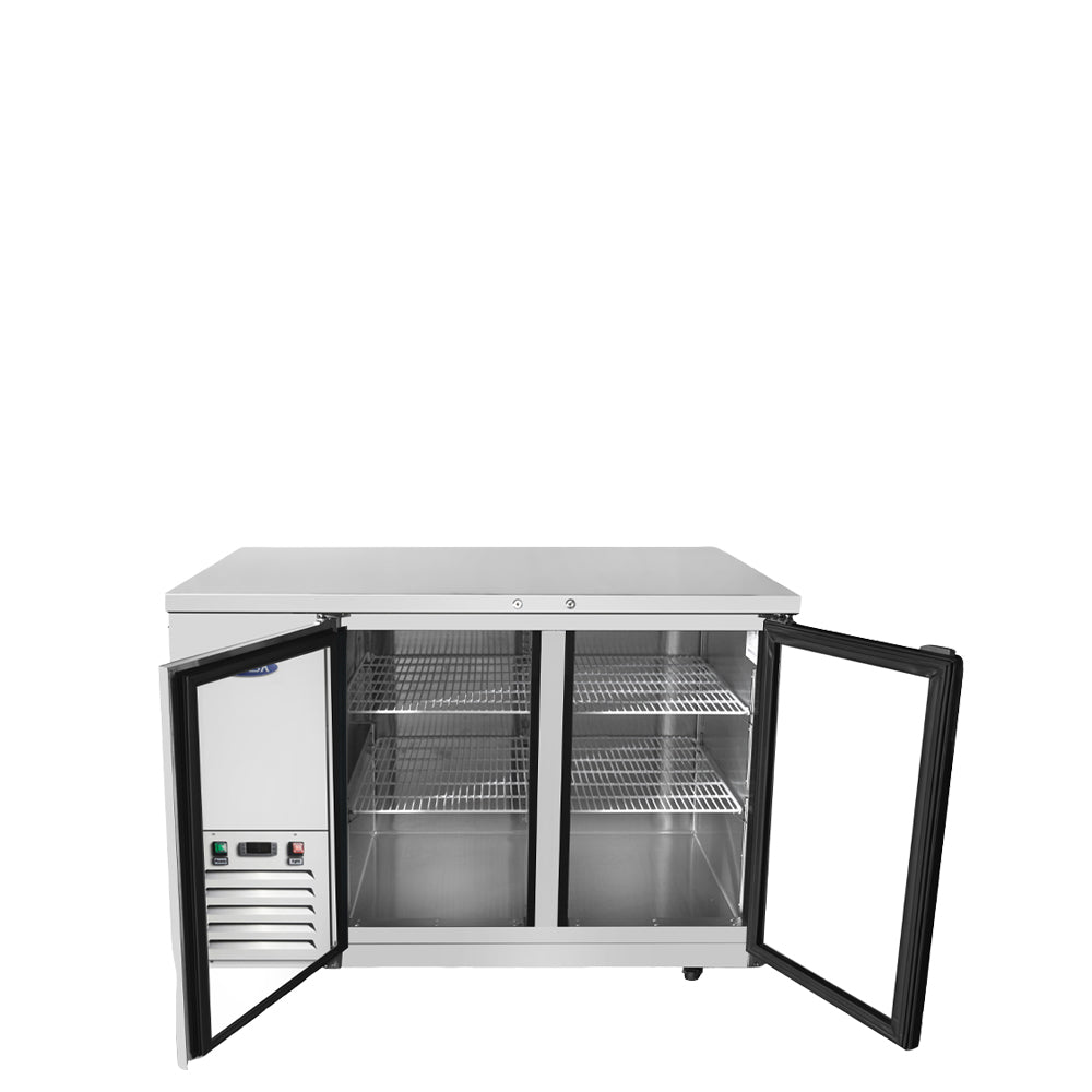 Atosa - MBB48GGR - 48″ Back Bar Cooler with Glass Doors