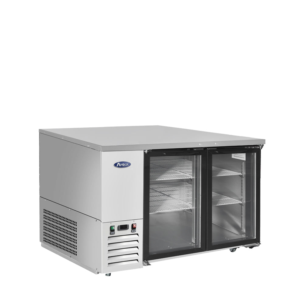 Atosa - MBB48GGR - 48″ Back Bar Cooler with Glass Doors