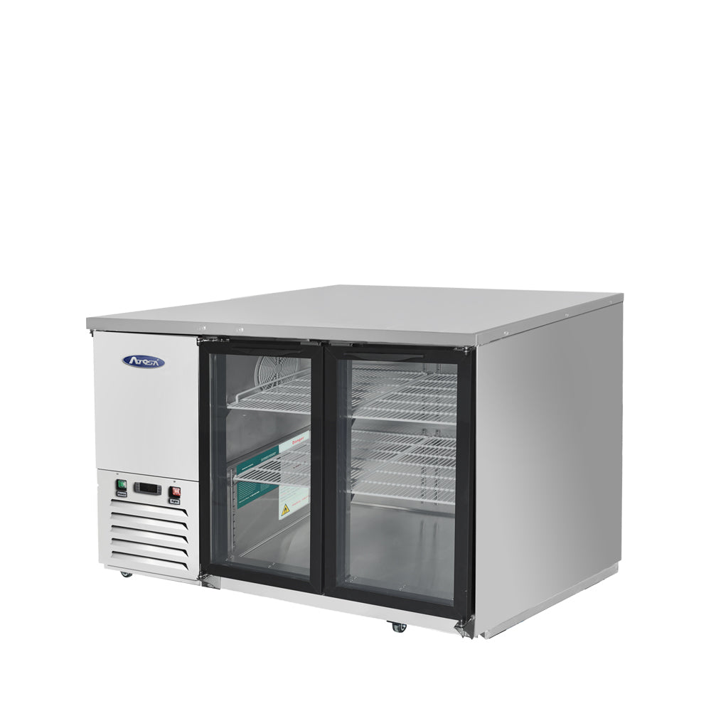 Atosa - MBB48GGR - 48″ Back Bar Cooler with Glass Doors