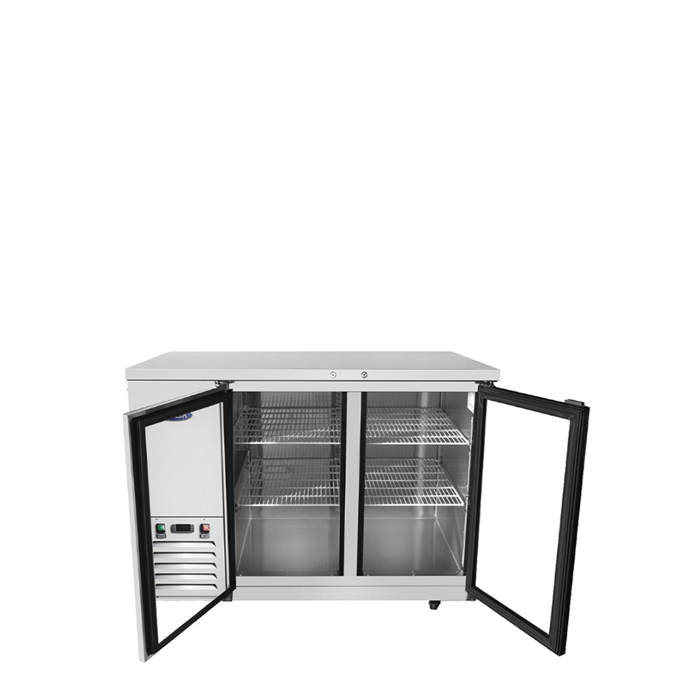 Atosa - MBB59GGR - 59″ Back Bar Cooler with Glass Doors