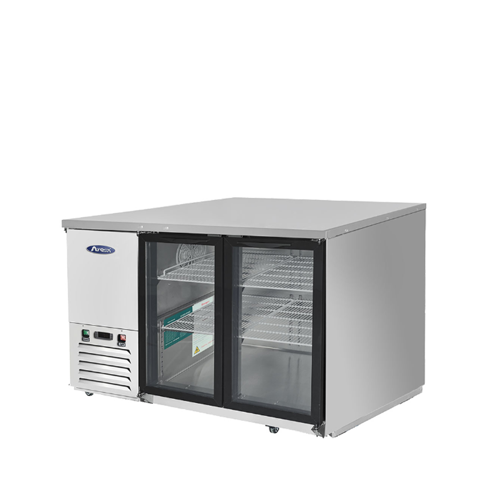 Atosa - MBB59GGR - 59″ Back Bar Cooler with Glass Doors