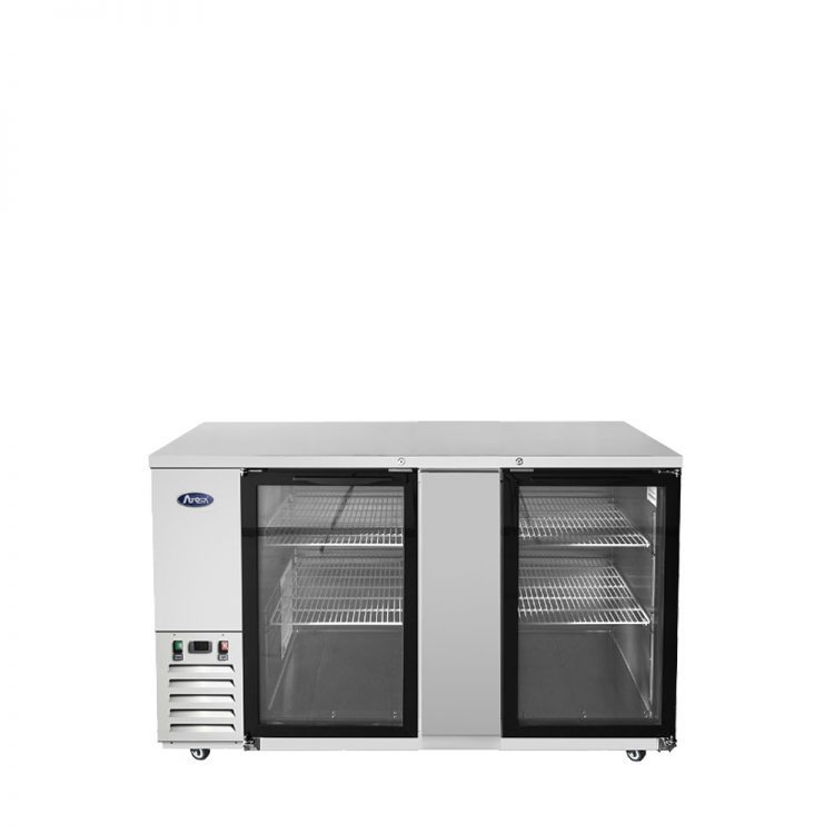 Atosa - MBB69GGR - 69″ Back Bar Cooler with Glass Doors