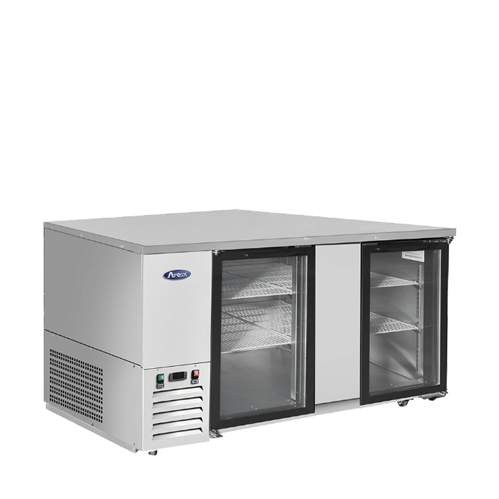 Atosa - MBB69GGR - 69″ Back Bar Cooler with Glass Doors