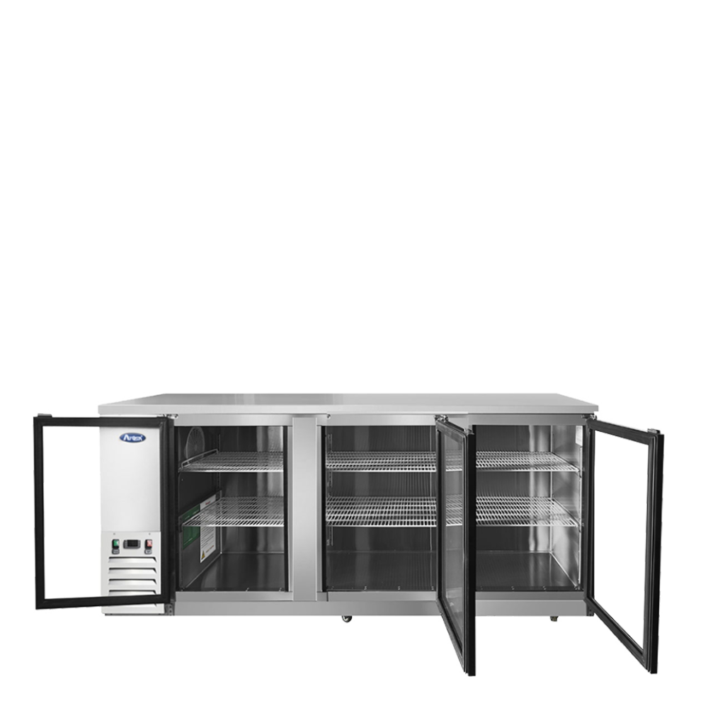 Atosa - MBB90GGR - 90″ Back Bar Cooler with Glass Doors
