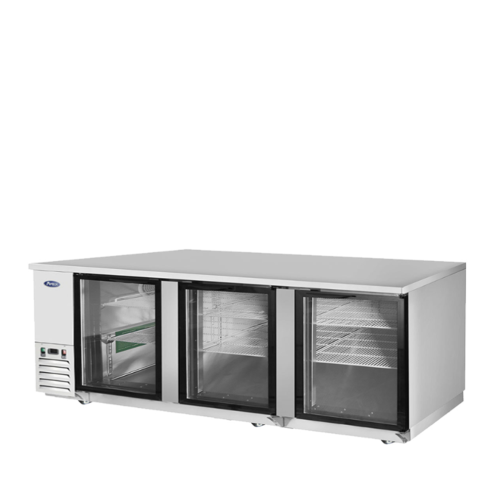 Atosa - MBB90GGR - 90″ Back Bar Cooler with Glass Doors
