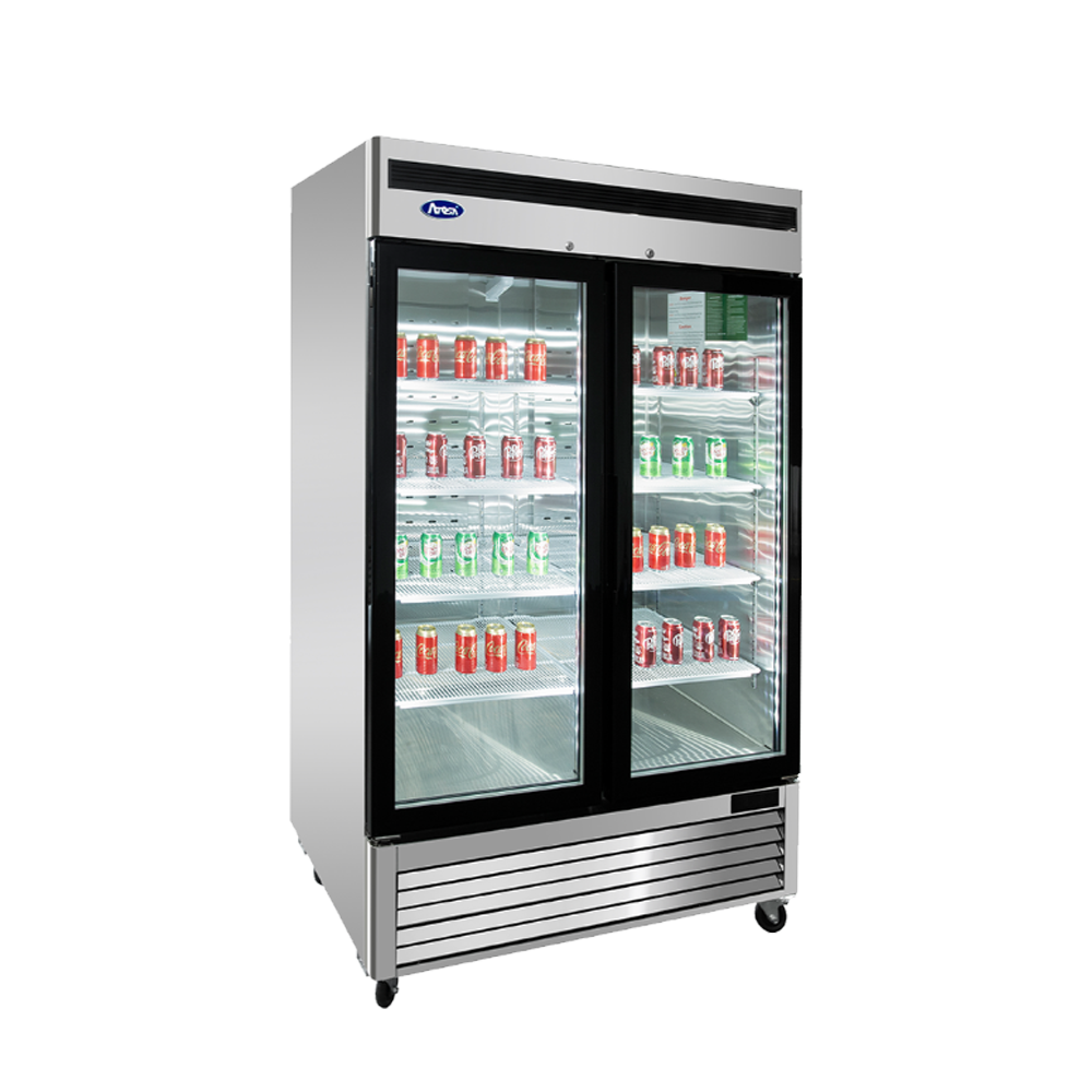 Atosa - MCF8703ES - Two (2) Glass Door Reach-in Freezer