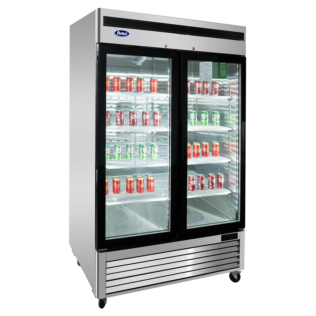 Atosa - MCF8707GR - Two (2) Glass Door Merchandiser Cooler